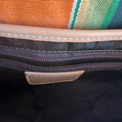 Vintage Christian Dior Limited Edition Multicolor Mexico Saddle Bag