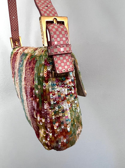 Fendi rainbow sequin baguette from 2013