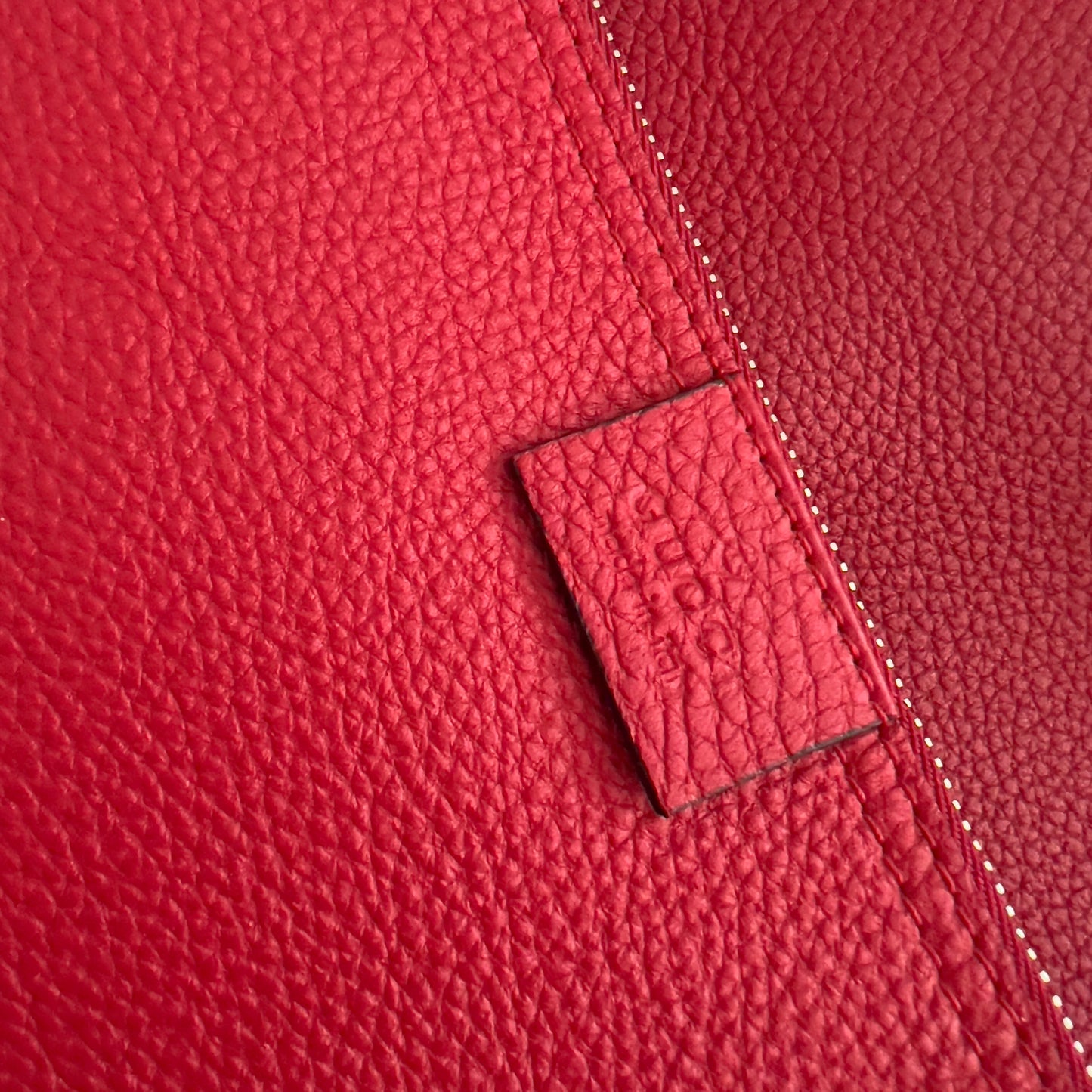 Gucci Red Soft Hobo Bag Big Size