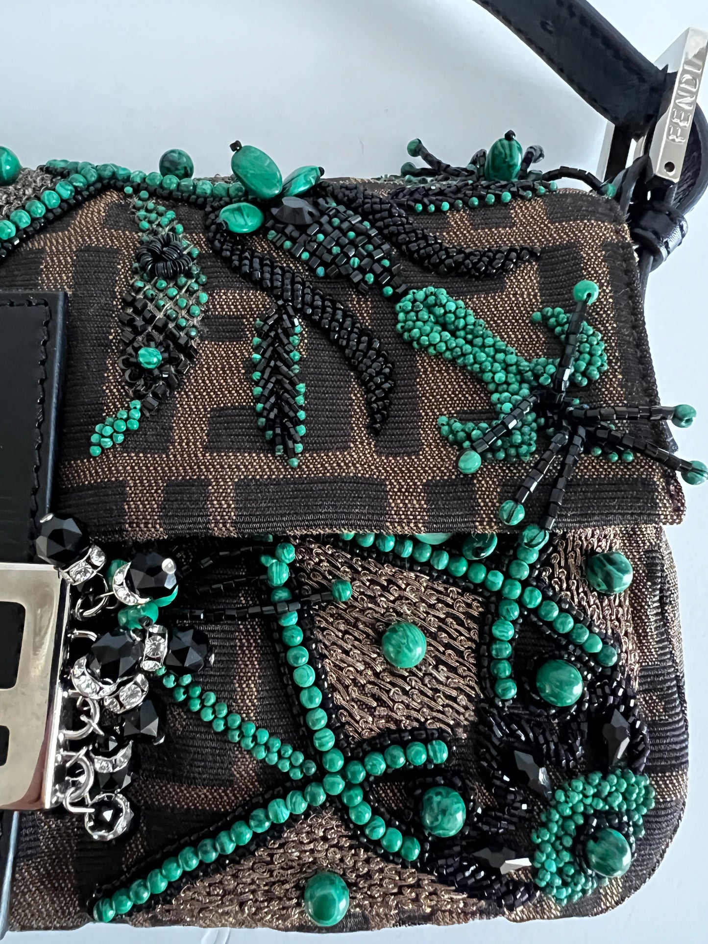 Fendi higanbana beaded baguette