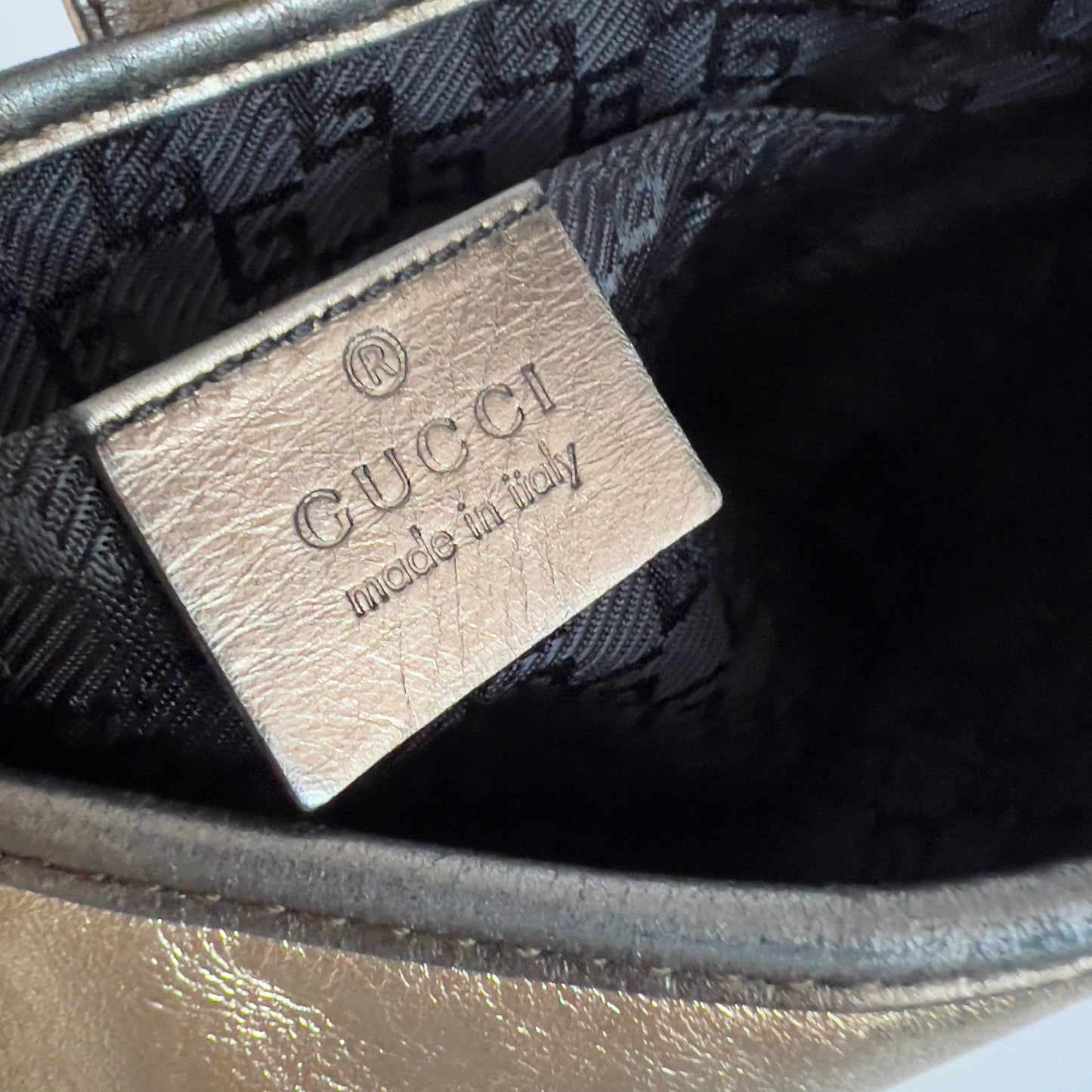 Vintage Gucci Mini Gold Jackie