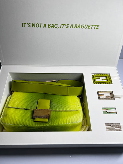 Fendi & SJP’s green sequin baguette