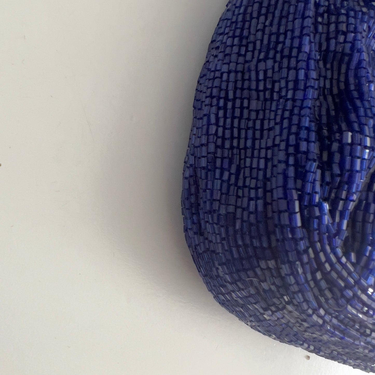 Vintage Fendi Klein Blue Beaded Baguette