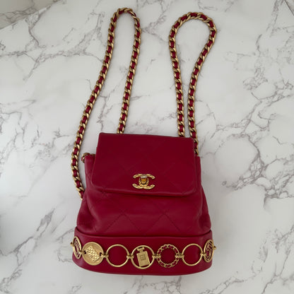 Chanel Small Coco Icon Charm Baclpack bag