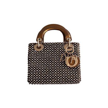 Dior mini lady Dior pearl & diamond bag