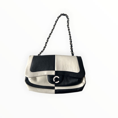 Chanel Bicolor Small Flap bag Black/white