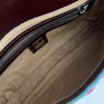 Fendi multicolor mirror baguette