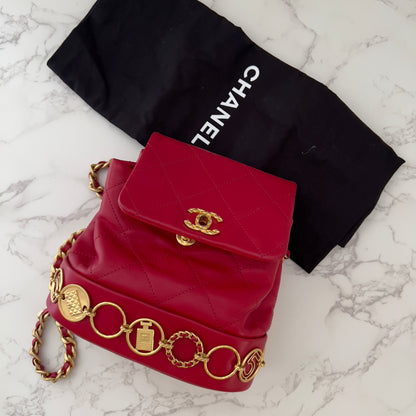 Chanel Small Coco Icon Charm Baclpack bag