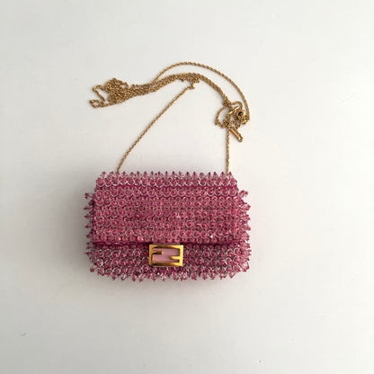 Fendi Pink Beaded Nano