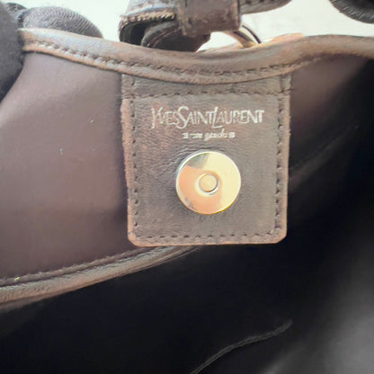 Vintage Mombasa Canva Bag Brown color
