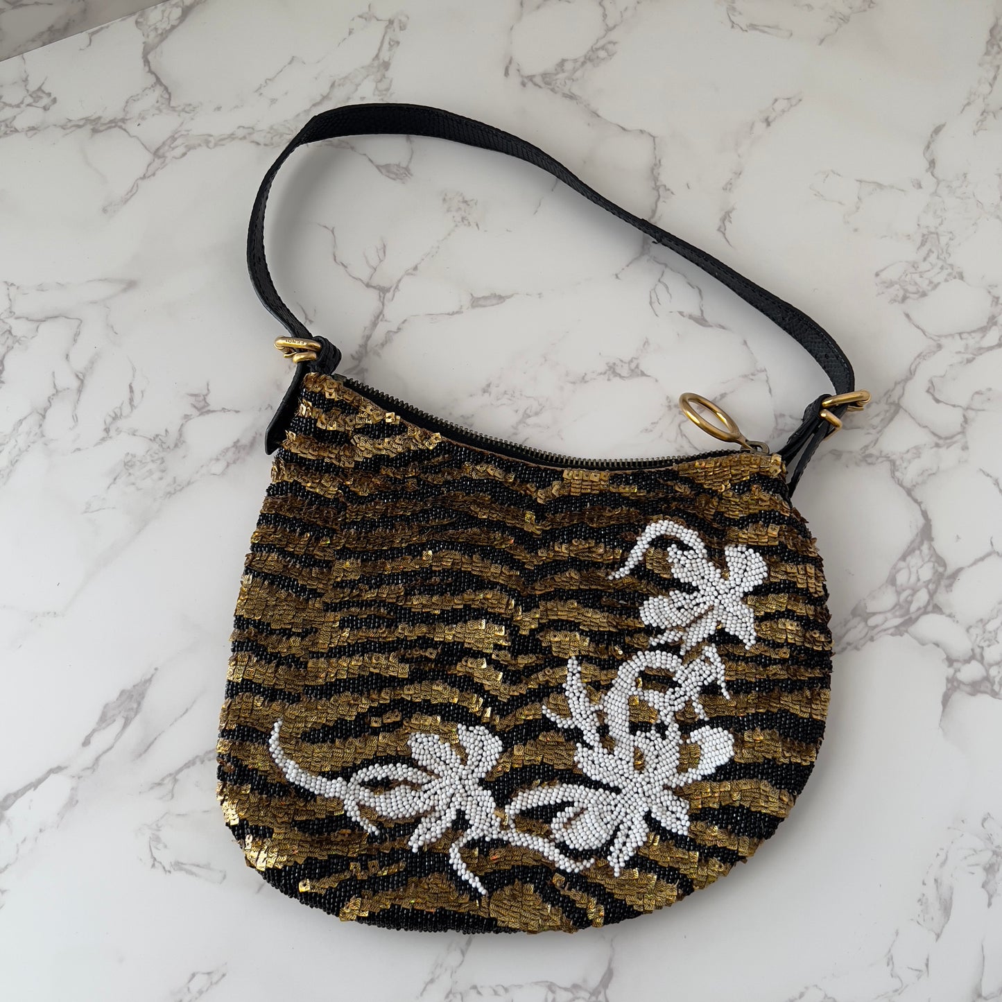 Vintage Fendi Embellished Oyster Bag