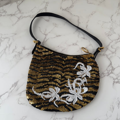 Vintage Fendi Embellished Oyster Bag