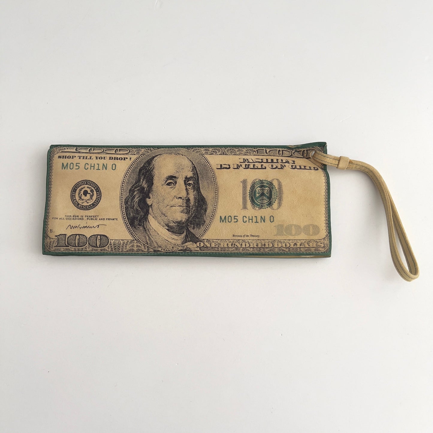 Vintage Moschino Hundred Dollar Wrist Bag