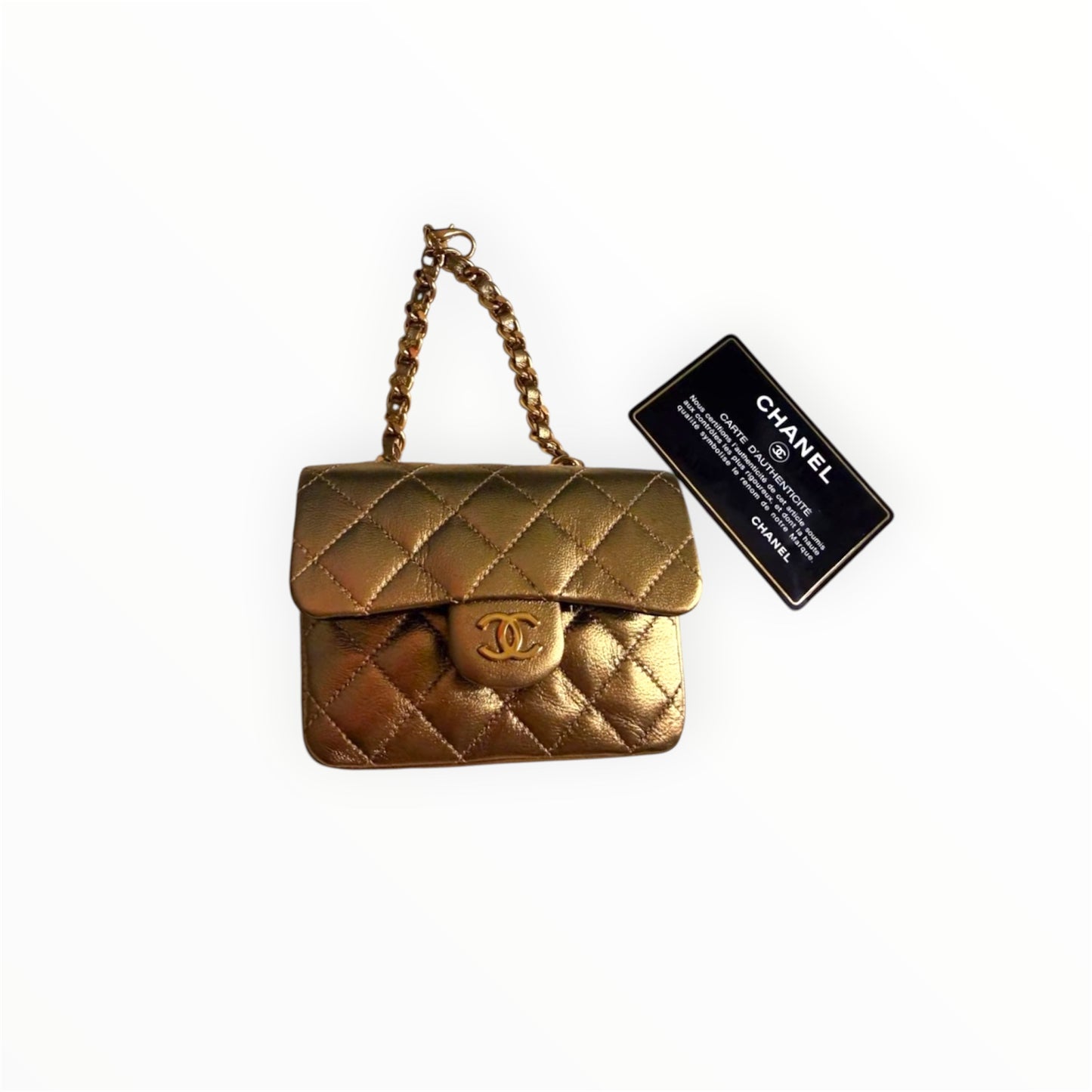 Vintage Chanel Micro Classic Belt Charm