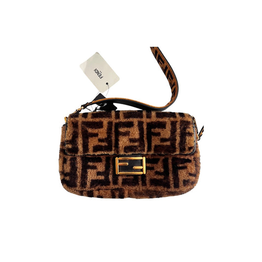 Fendi FF shearling baguette（old style）