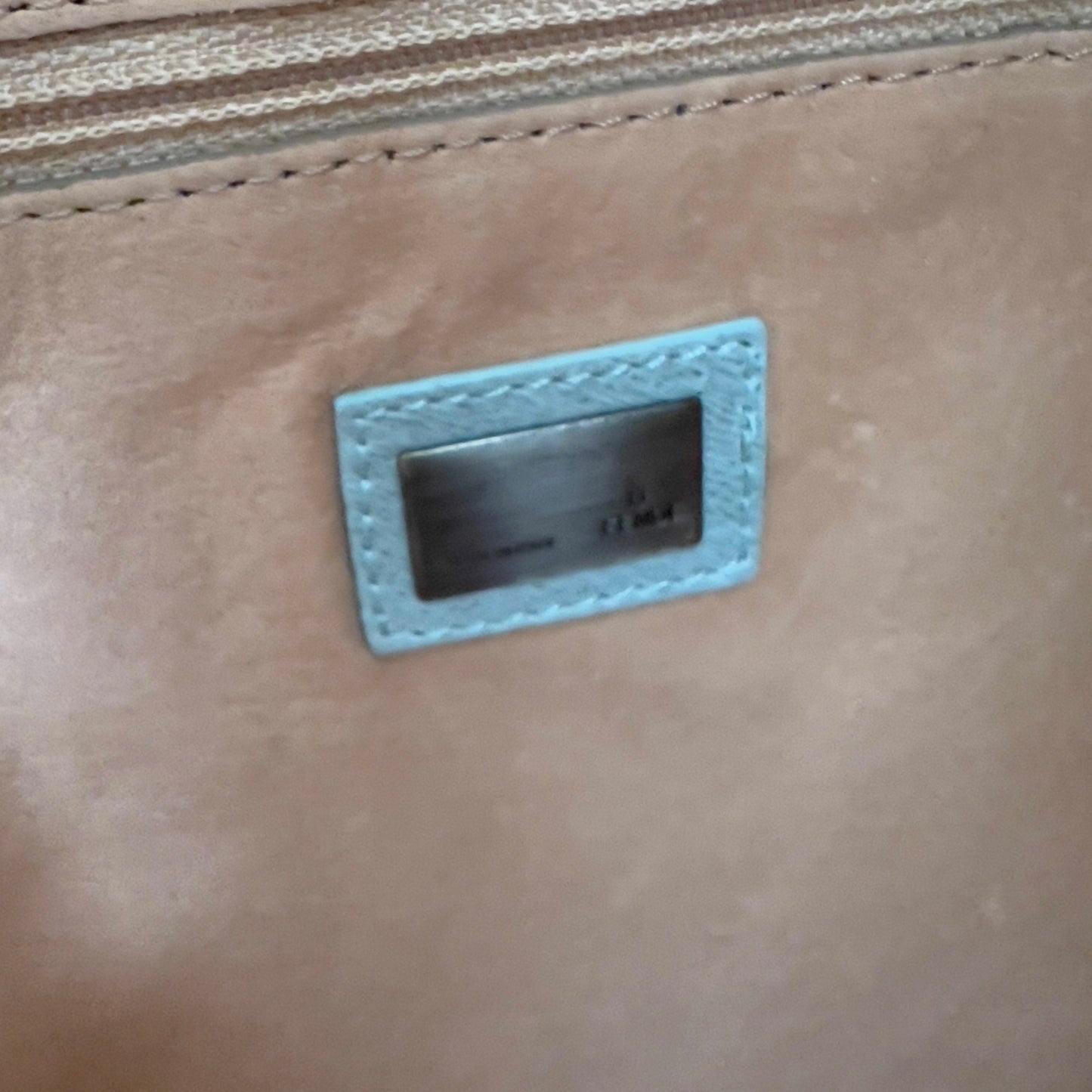 Fendi Pyhon Skin Bubble XXL Baguette