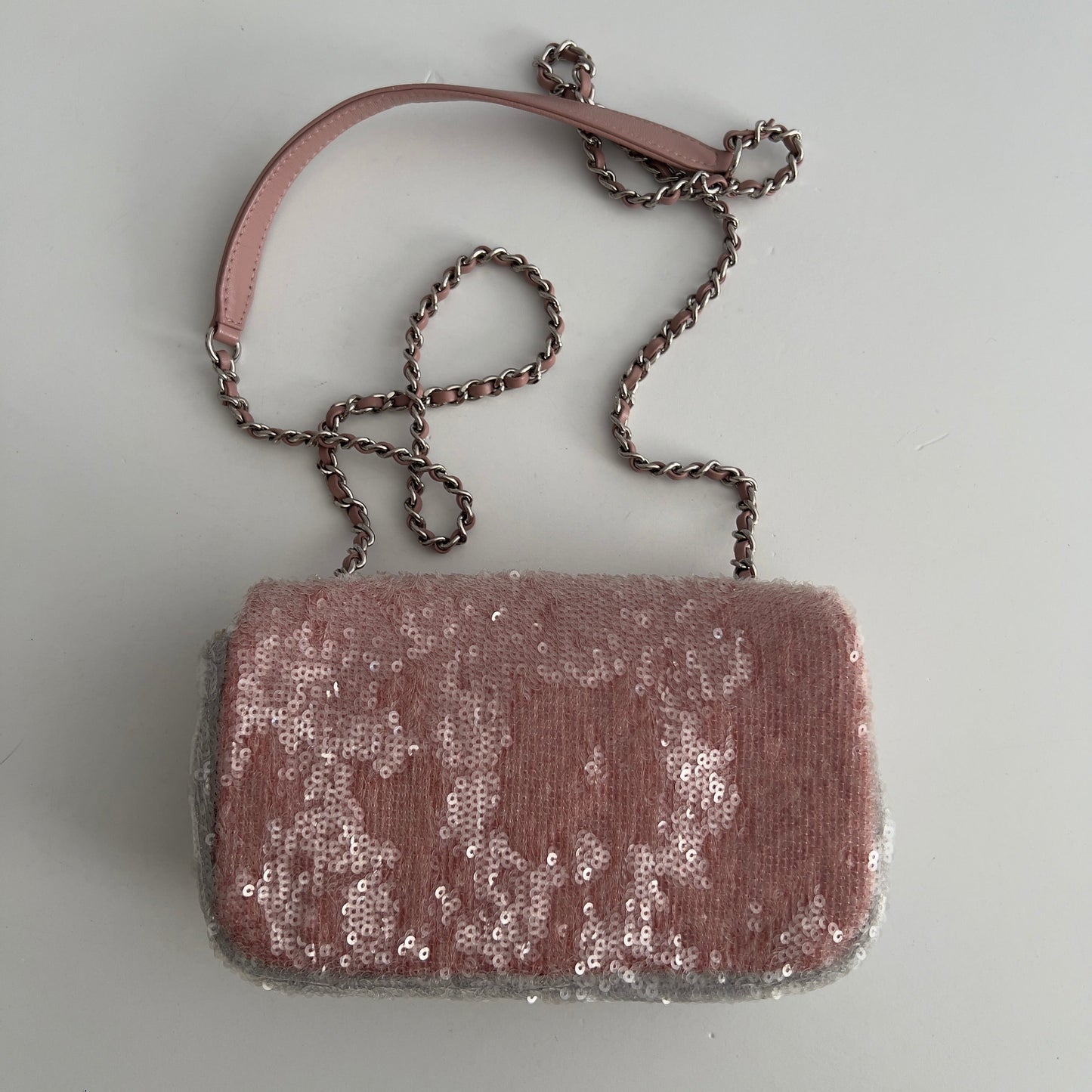 Chanel Waterfall Sequin Mini Rectangular Flap Bag