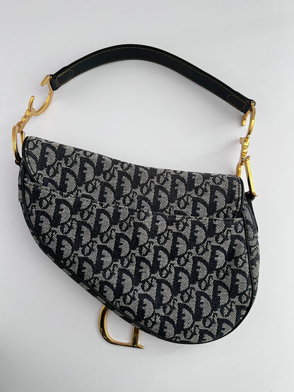 Vintage Dior Blue Diorissmo saddle bag