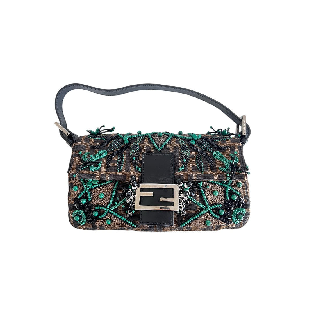 Fendi higanbana beaded baguette