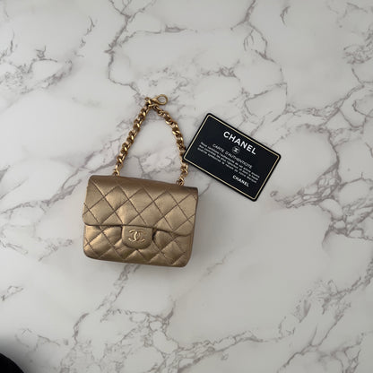Vintage Chanel Micro Classic Belt Charm
