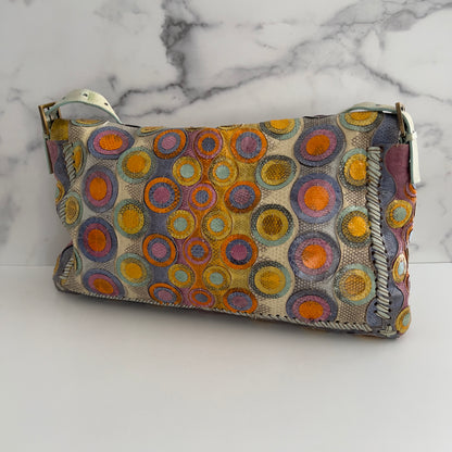 Fendi Pyhon Skin Bubble XXL Baguette