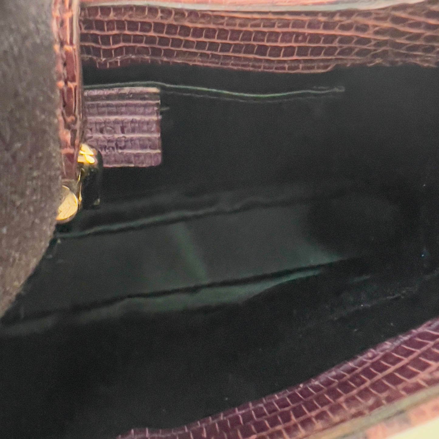 Vintage Gucci Lizard Embossed Mini Jackie
