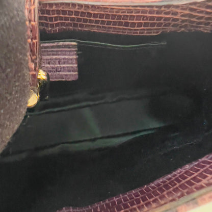 Vintage Gucci Lizard Embossed Mini Jackie