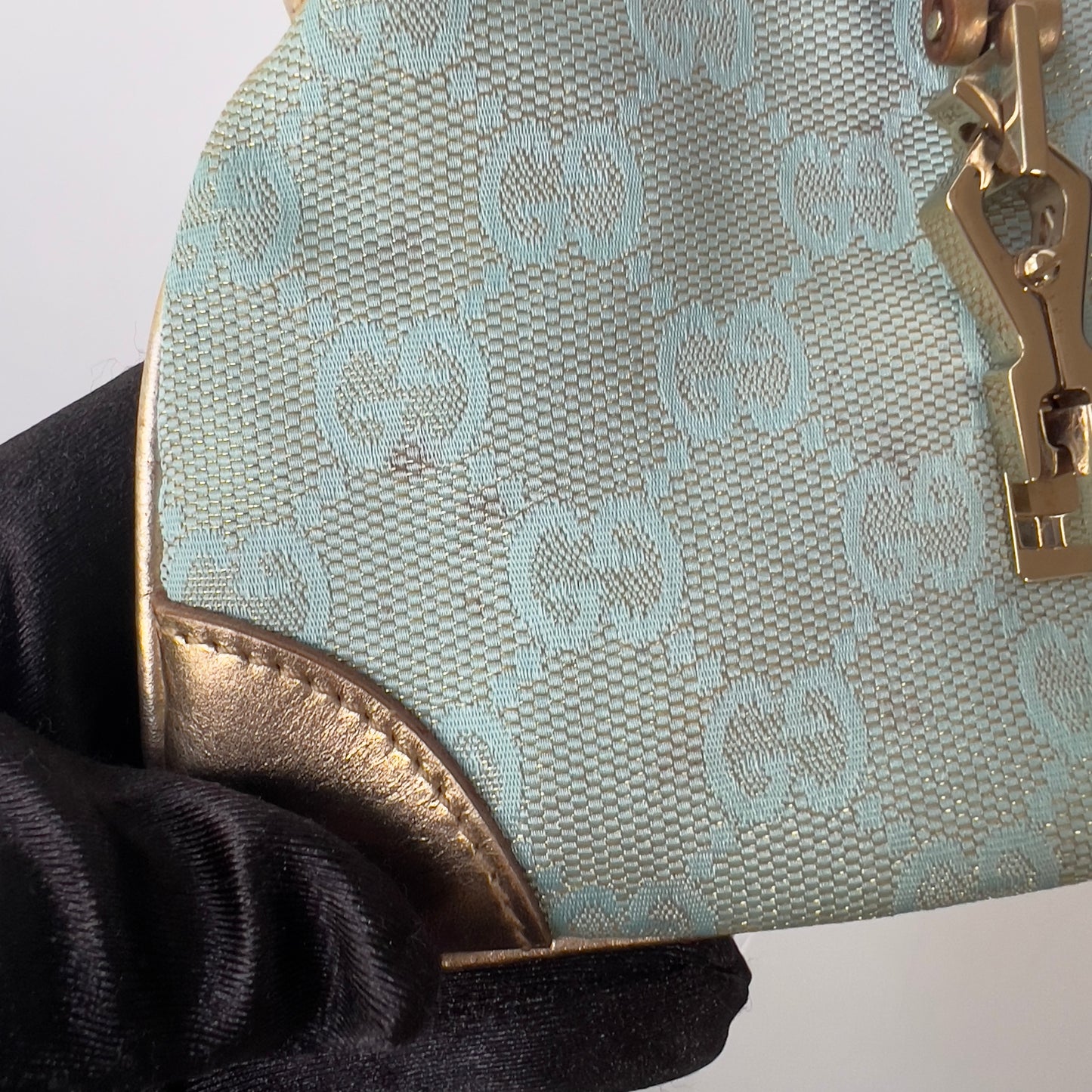 Vintage Gucci Mini Blue Jackie