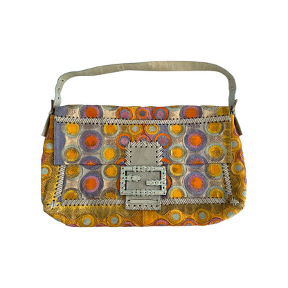 Fendi Pyhon Skin Bubble XXL Baguette