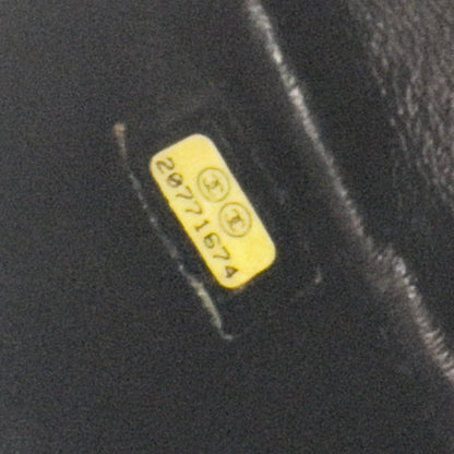 Chanel Vintage Black Quilted Leather Lucky Charms Medium Flap Bag
