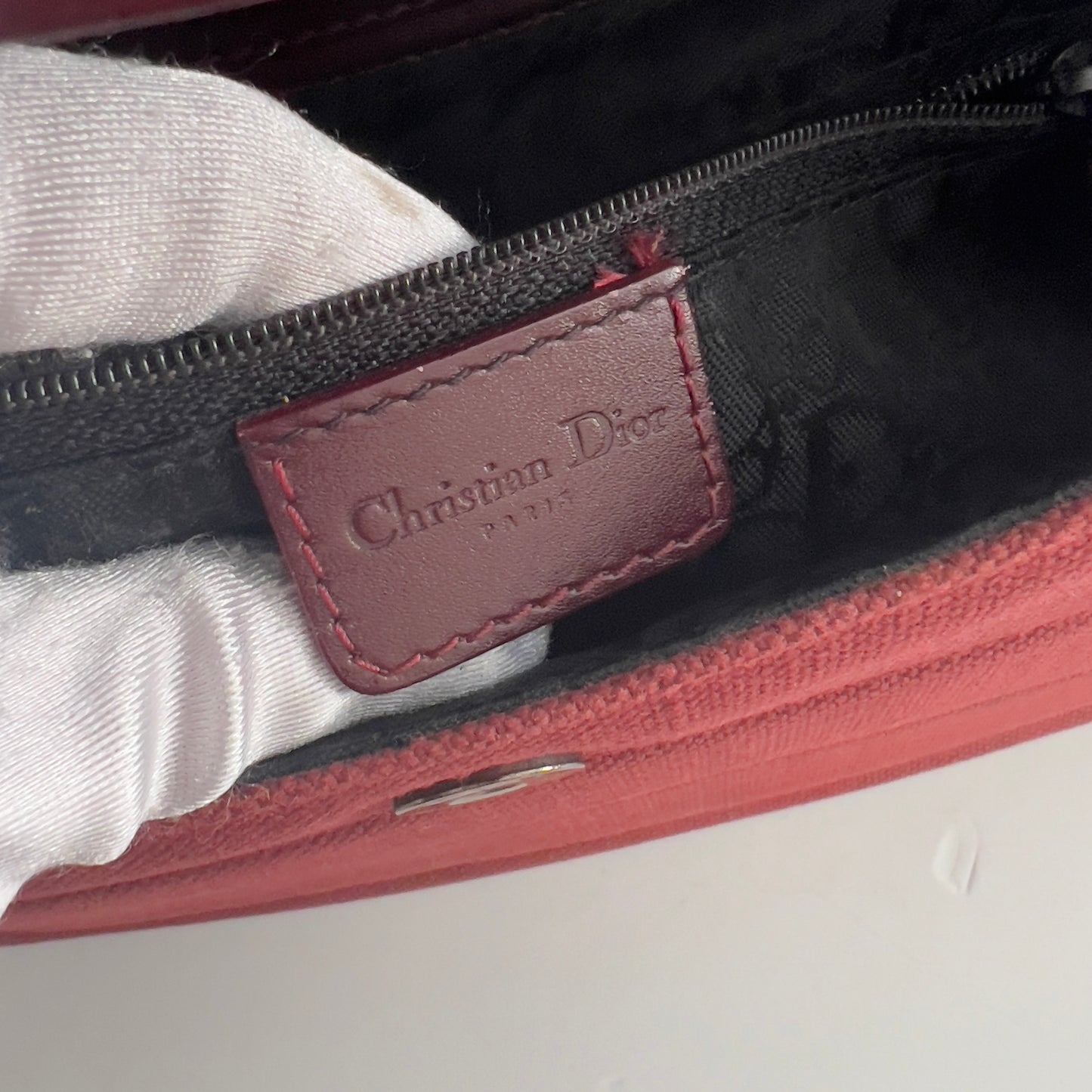 Vintage Burgundy Columbus Canva Bag