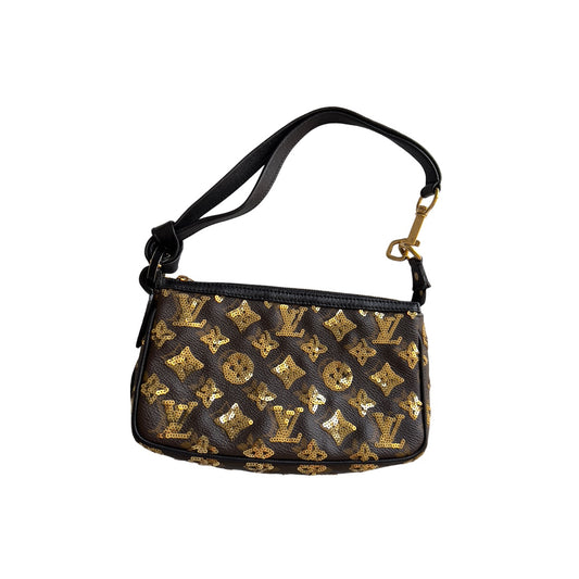 Louis Vuitton monogram eclipse pochette accessories（ big size)