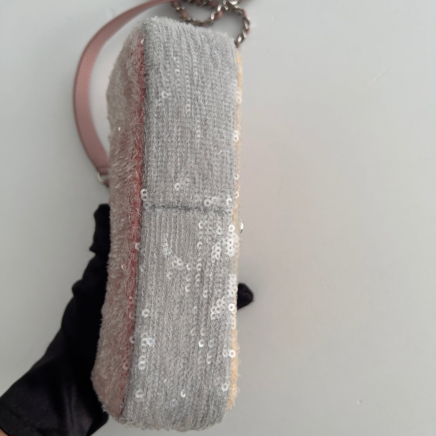 Chanel Waterfall Sequin Mini Rectangular Flap Bag