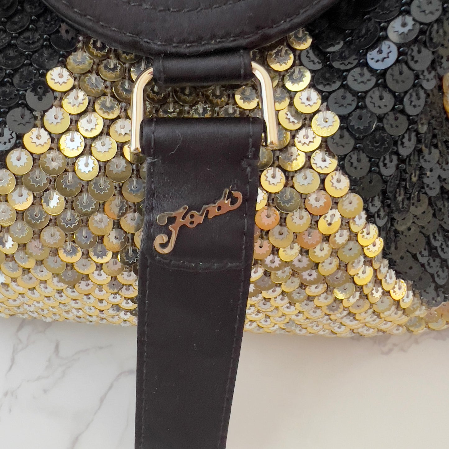 Fendi Sequin Spy Handle Bag