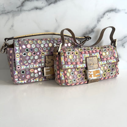 Fendi Colorful Donut Mirrors Baguette