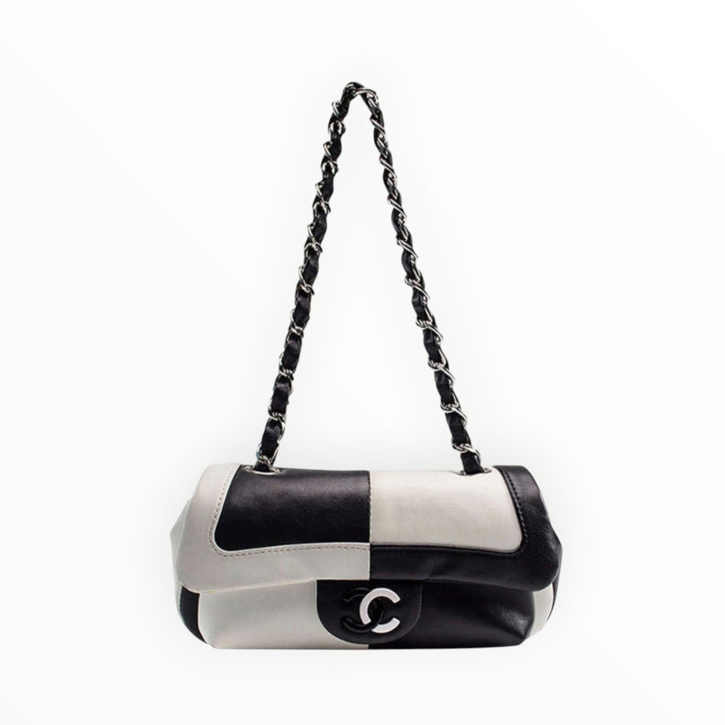 Chanel Bicolor Small Flap bag Black/white