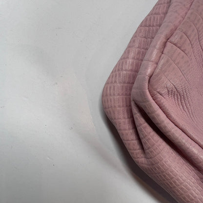 Balenciaga 10th Anniversary Pink Lizard Embossed First Bag