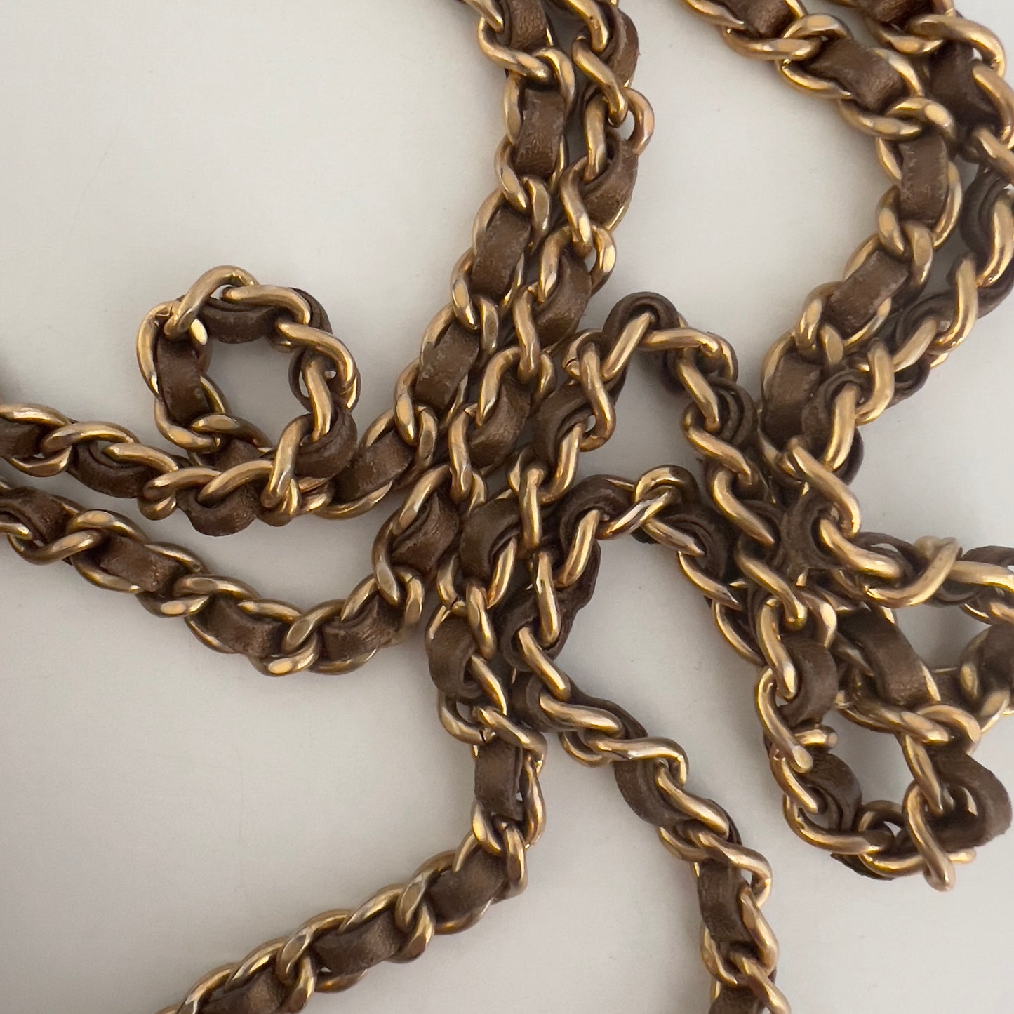 Chanel Mini Rectangle Gold& Silver Sequin Flap Bag