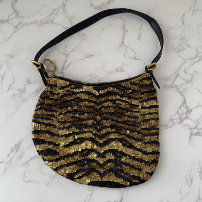 Vintage Fendi Embellished Oyster Bag