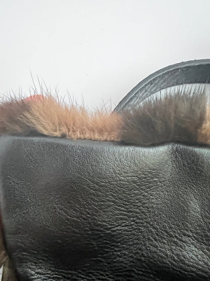 Fendi Mink stripes baguette