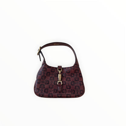 Vintage Gucci Lizard Embossed Mini Jackie