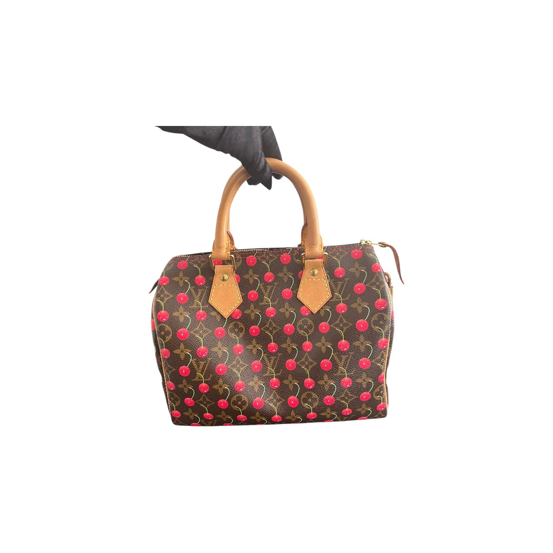 Louis Vuitton Takashi Murakami Cerises Cherry Speedy 25