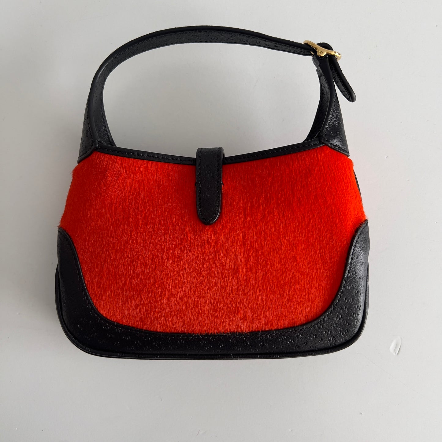 Gucci Mini Calf Hair Jackie 1961 orange