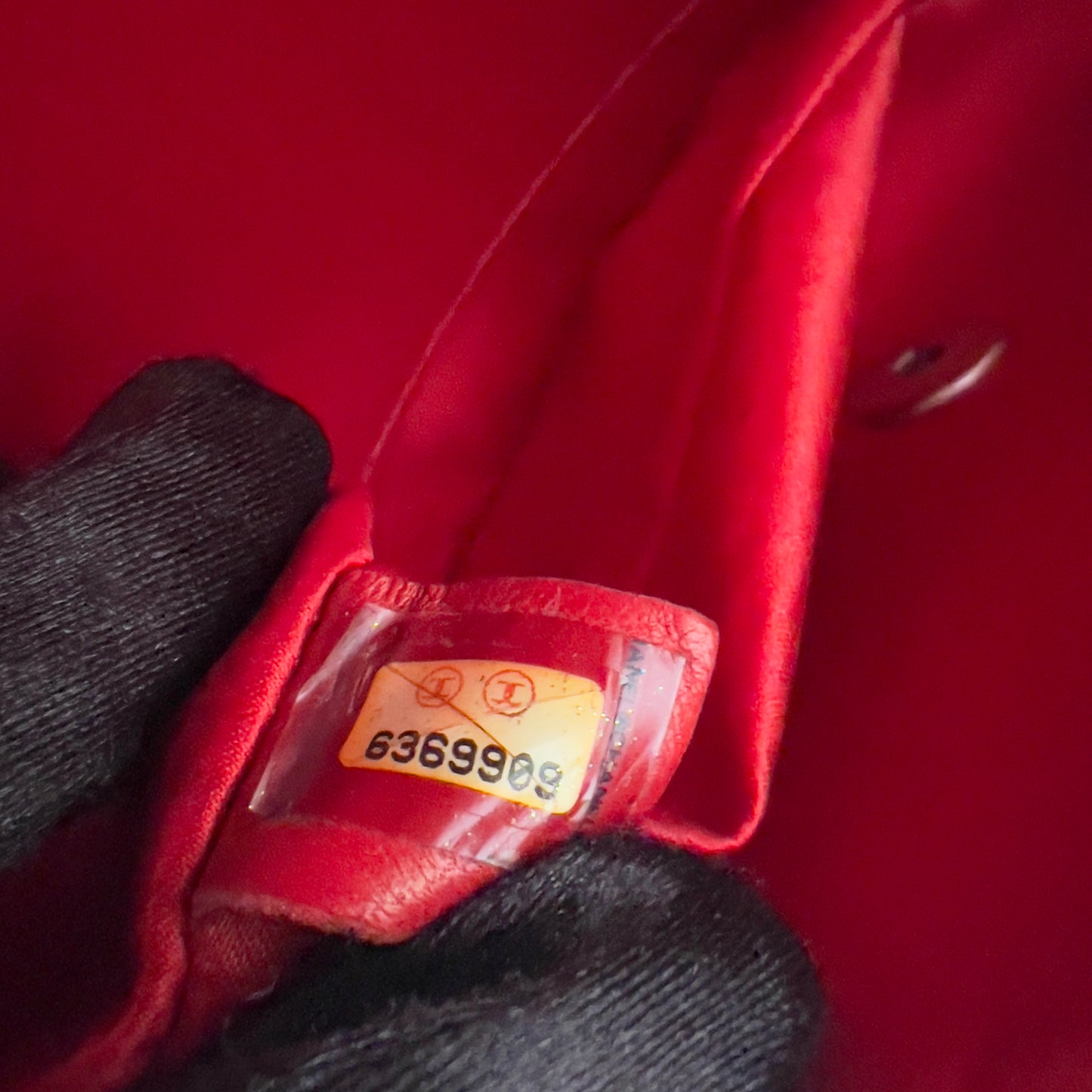 Vintage Chanel Red&Pink Tweed Single Flap Bag