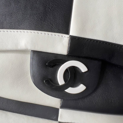 Chanel Bicolor Small Flap bag Black/white