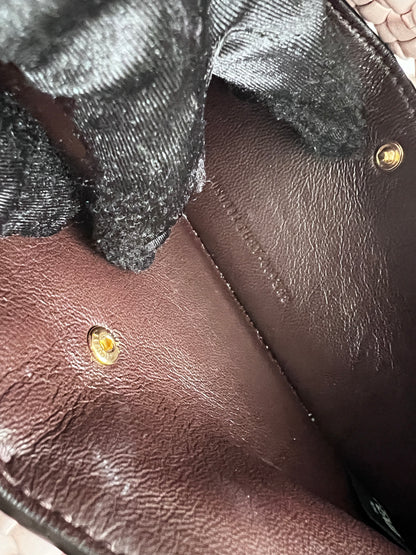 Fendi leather woven baguette
