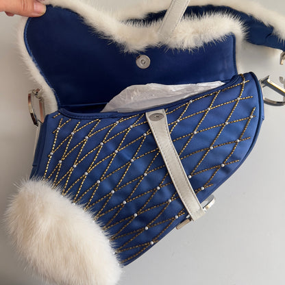 Vintage Dior Russia Saddle Bag