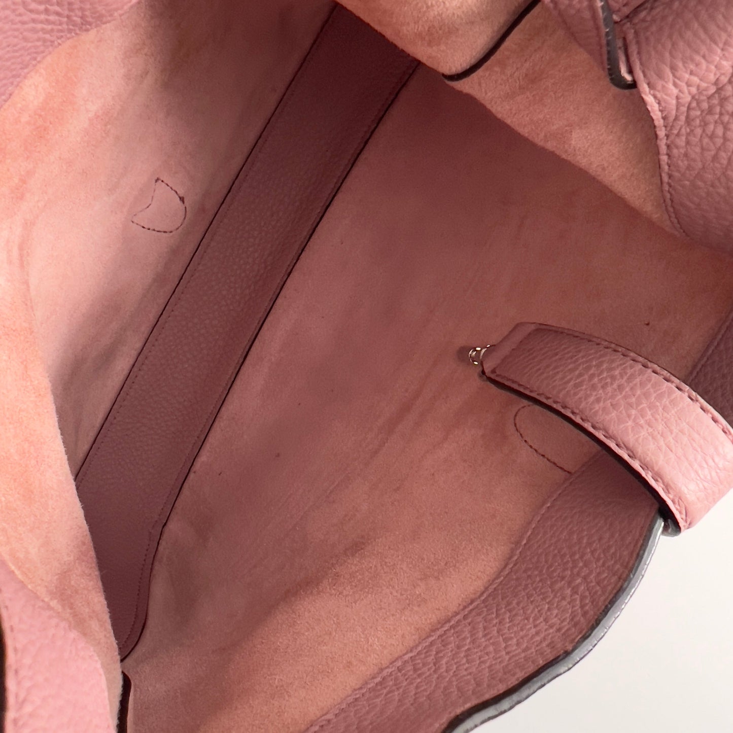 Gucci Grained Pink Hobo Small size