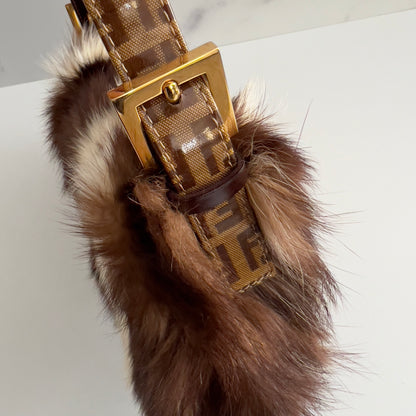 Vintage Fendi Skunk Fur Baguette