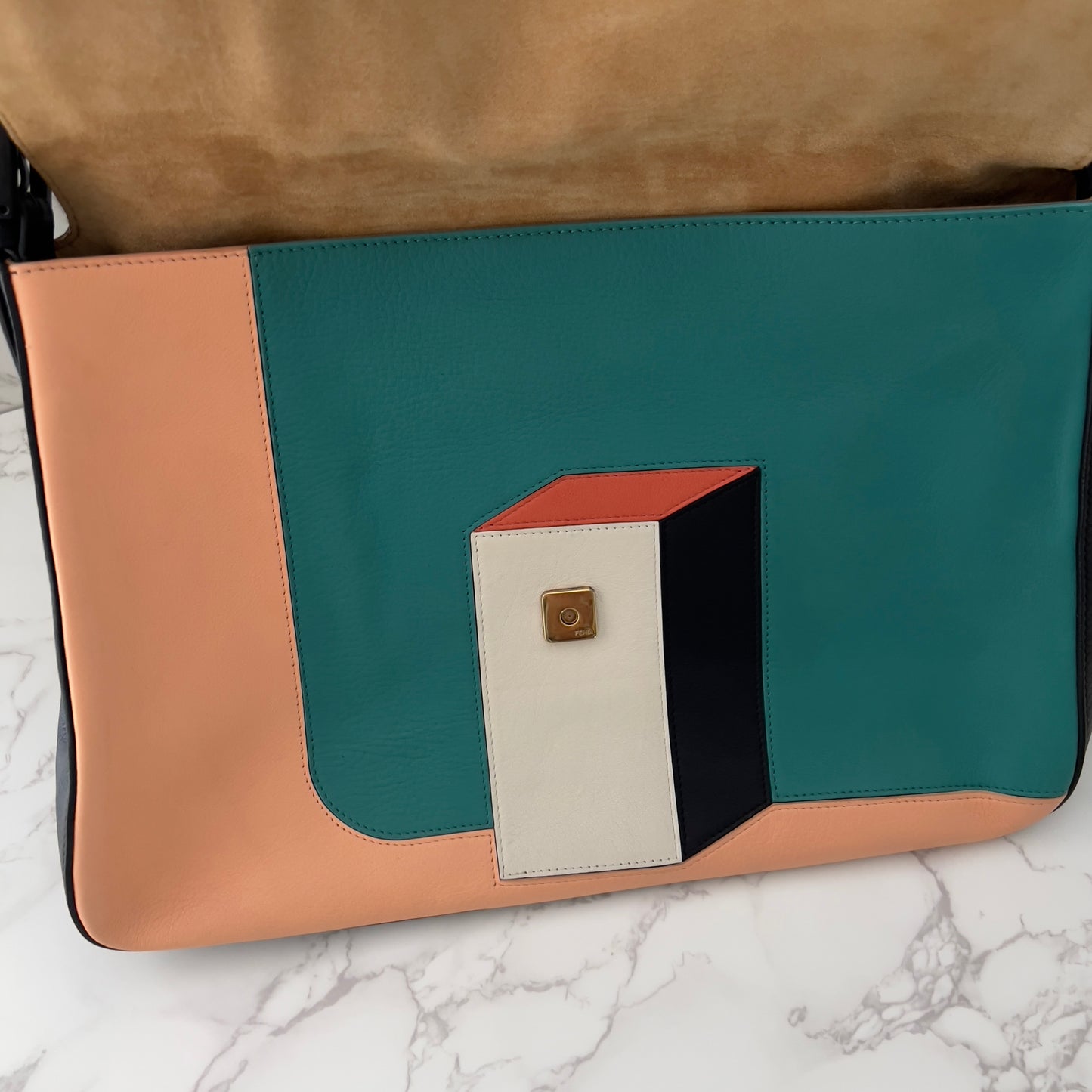 Fendi 3D Leather Mamma Baguette